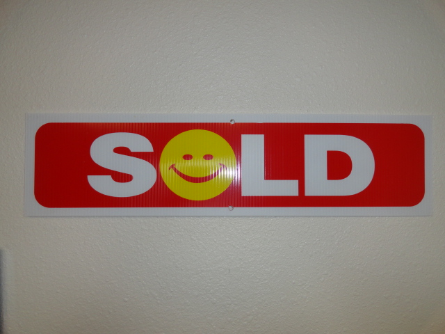 sold banner
